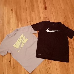 Bundle of 2 Boys Nike Dri-Fit Tees Size M